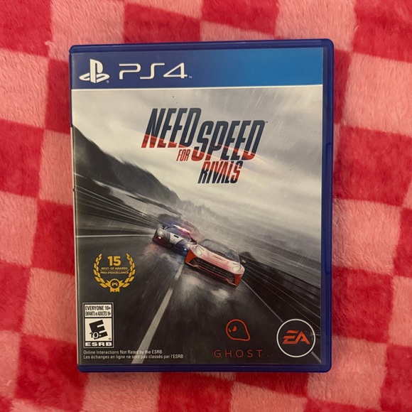 Playstation 4 Other - Need For Speed Rivals for PS4 - Like New (With Case)